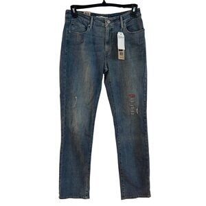 Levis Mid Rise Skinny Womens Jeans Size 12M Medium Wash Denim Stretch